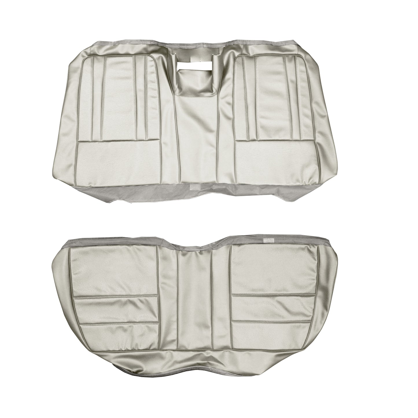 69 SPORT FURY HARDTOP REAR UPHOLSTERY - WHITE