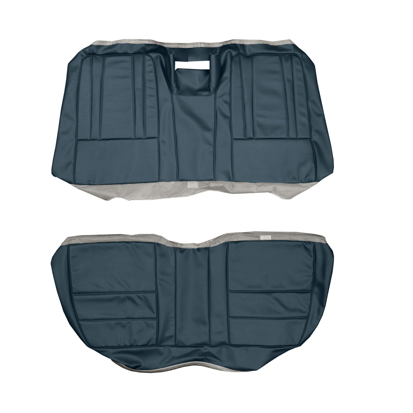 69 SPORT FURY HARDTOP REAR UPHOLSTERY - BLUE