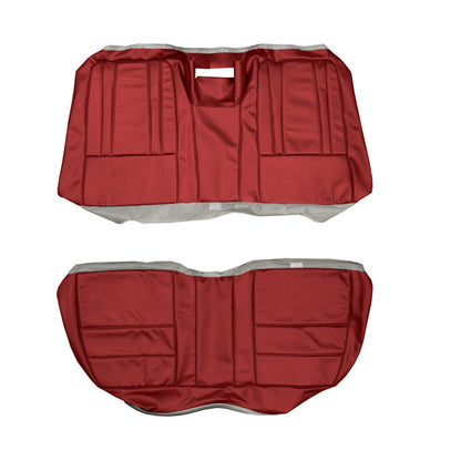 69 SPORT FURY HARDTOP REAR UPHOLSTERY - RED