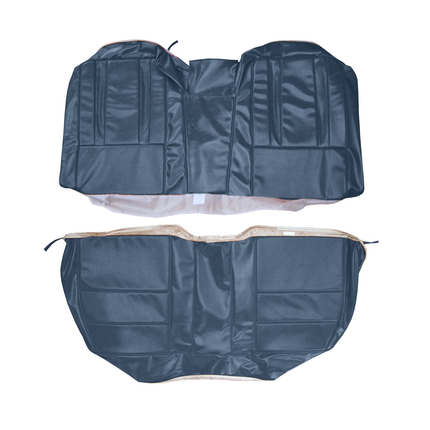 69 SPORT FURY CONVERTIBLE REAR UPHOLSTERY - BLUE