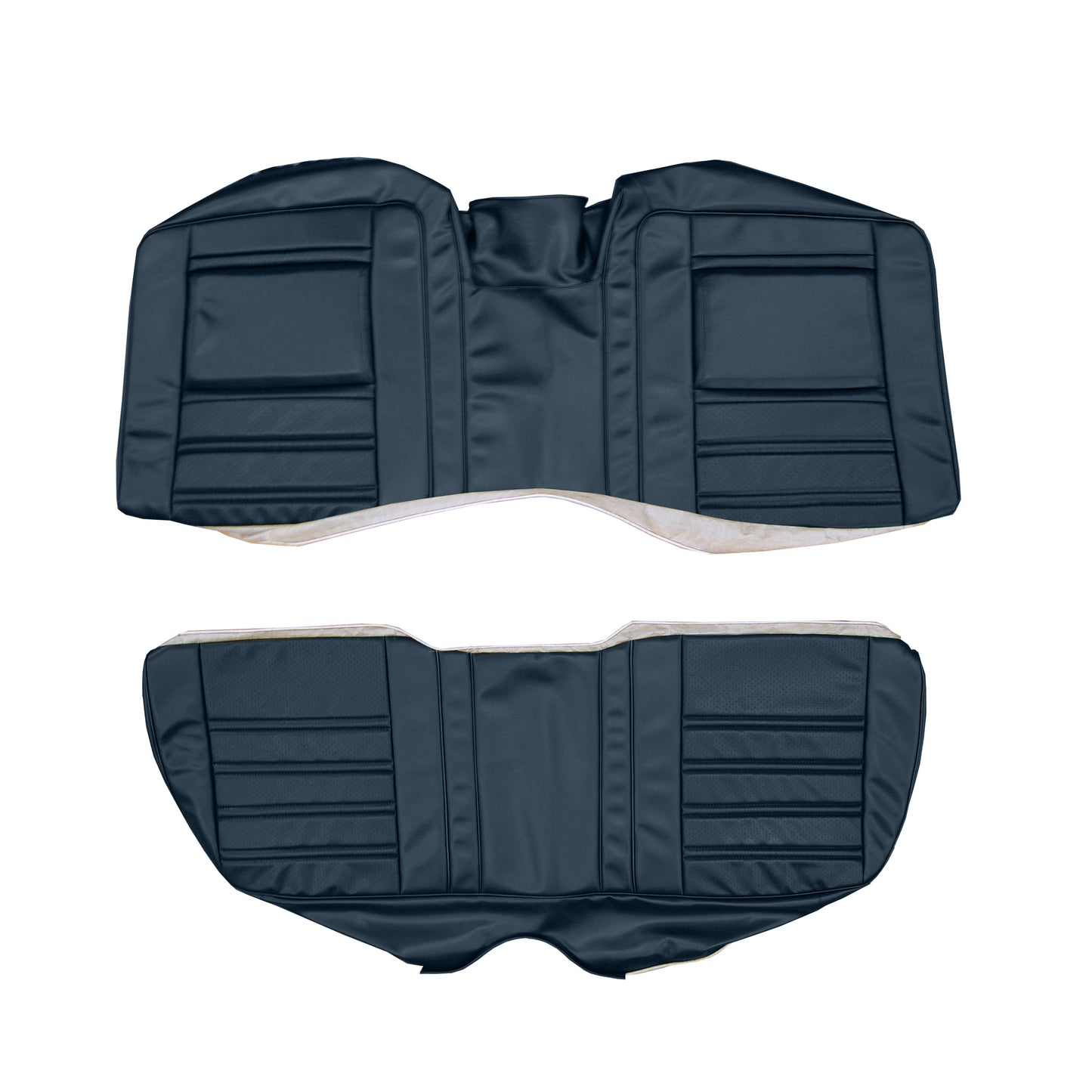 68 CHRYSLER 300/NEWPORT CONV. REAR UPHOLSTERY - NAVY