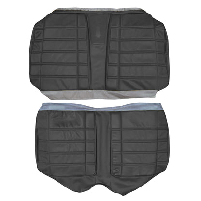 69 SPORT SATELLITE/ROADRUNNER/GTX CONV. REAR UPHOLSTERY - BLACK