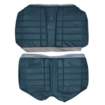 69 SPORT SATELLITE/ROADRUNNER/GTX CONV. REAR UPHOLSTERY - BLUE