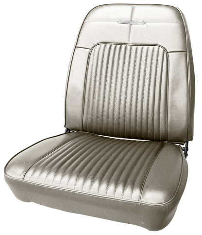 69 CORONET 500/RT/SUPERBEE BUCKET SEAT UPHOLSTERY - WHITE