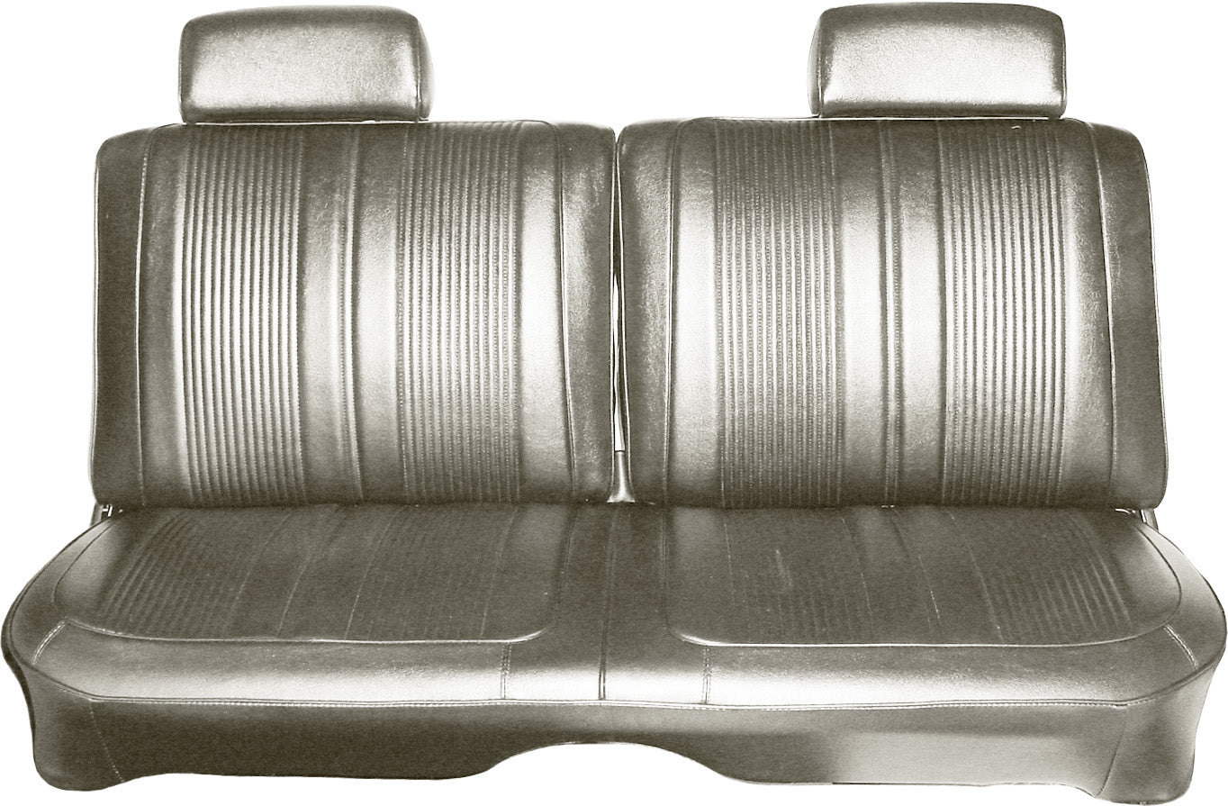 69 CORONET 440/SUPERBEE SPLIT BENCH UPHOLSTERY - WHITE