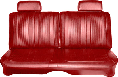 69 CORONET 440/SUPERBEE SPLIT BENCH UPHOLSTERY - RED