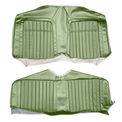 69 CAMARO "DELUXE" FIXED HARDTOP REAR UPHOLSTERY - LIGHT GREEN