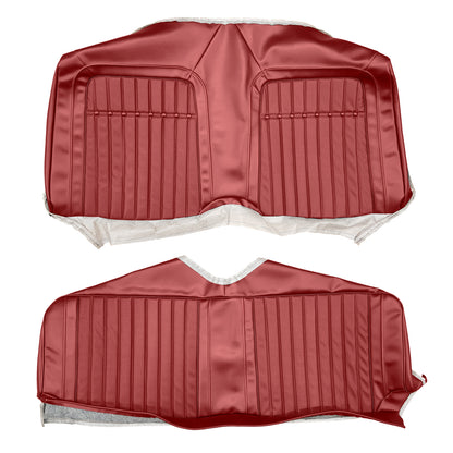 69 CAMARO "DELUXE" FIXED HARDTOP REAR UPHOLSTERY - RED