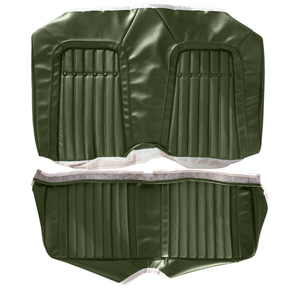 69 CAMARO "DELUXE" FIXED CONV. REAR UPHOLSTERY - DARK GREEN