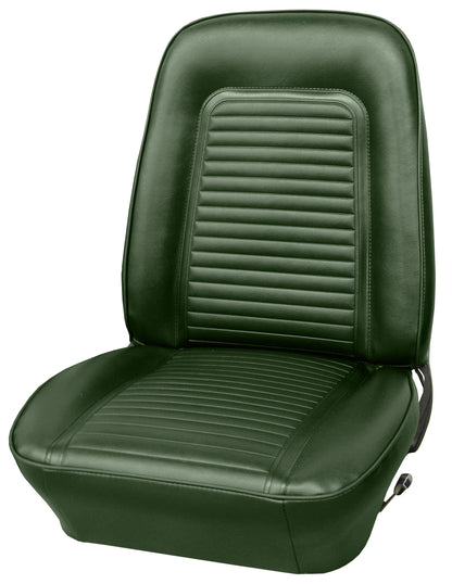 69 CAMARO "STANDARD" BUCKET SEAT UPHOLSTERY - DARK GREEN