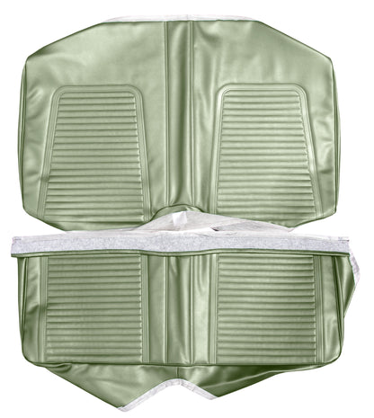 69 CAMARO "STANDARD" FIXED CONV. REAR UPHOLSTERY - LIGHT GREEN