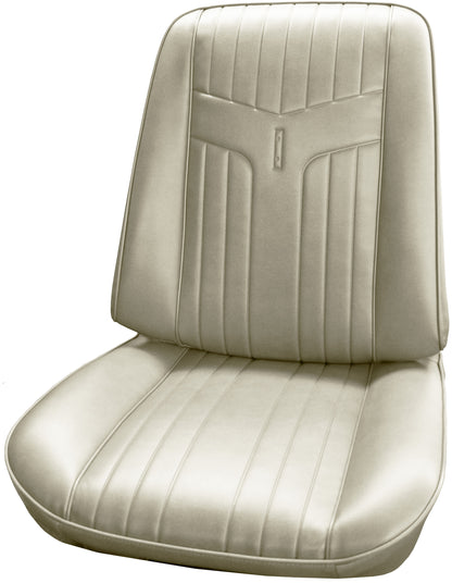 69 GTO/LEMANS BUCKET SEAT UPHOLSTERY - PARCHMENT