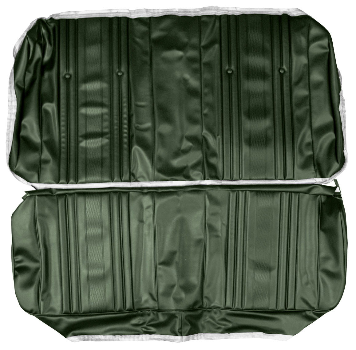 69 CHEVELLE/MALIBU HARDTOP REAR UPHOLSTERY - DARK GREEN