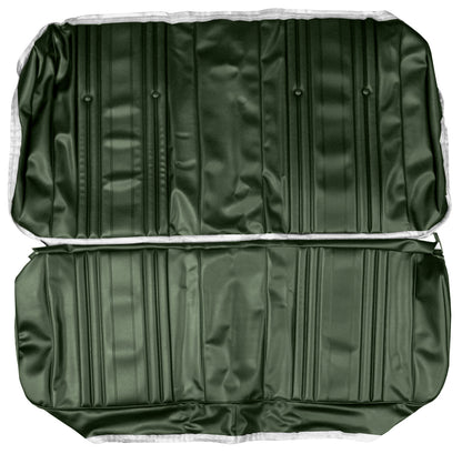 69 CHEVELLE/MALIBU HARDTOP REAR UPHOLSTERY - DARK GREEN