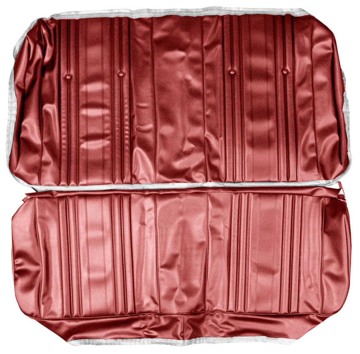 69 CHEVELLE/MALIBU HARDTOP REAR UPHOLSTERY - RED