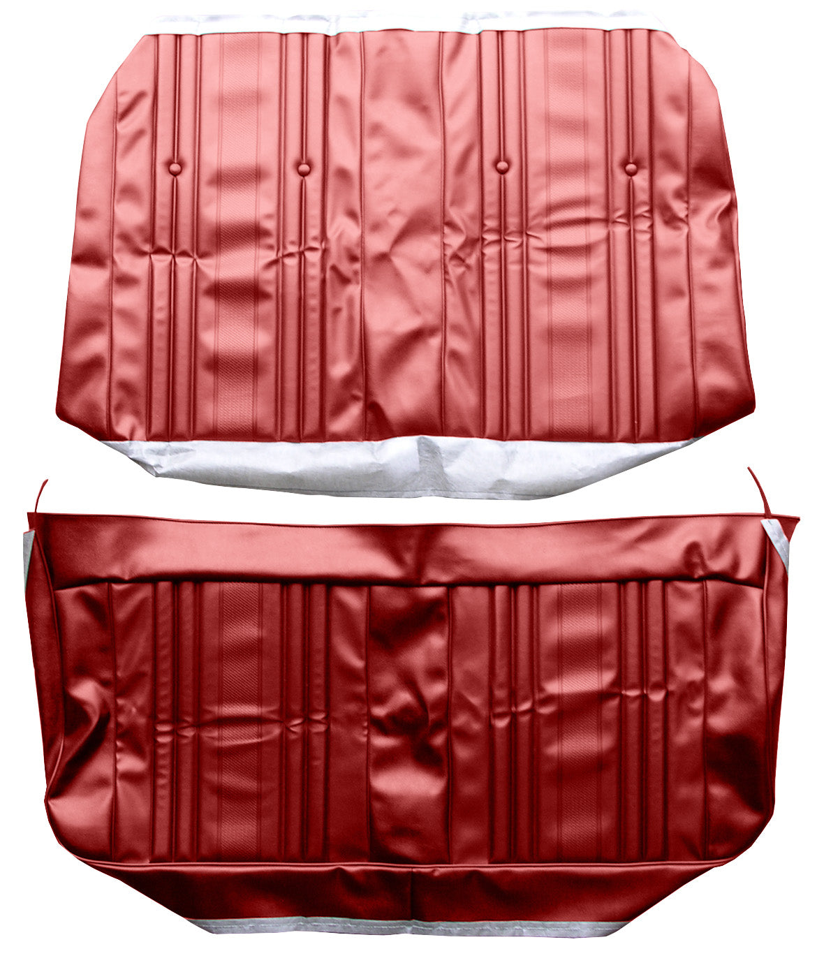69 CHEVELLE/MALIBU CONVERTIBLE REAR UPHOLSTERY - RED
