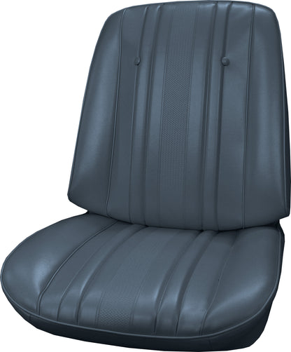 69 CHEVELLE/MALIBU/EL CAMINO BUCKET UPHOLSTERY - BLUE