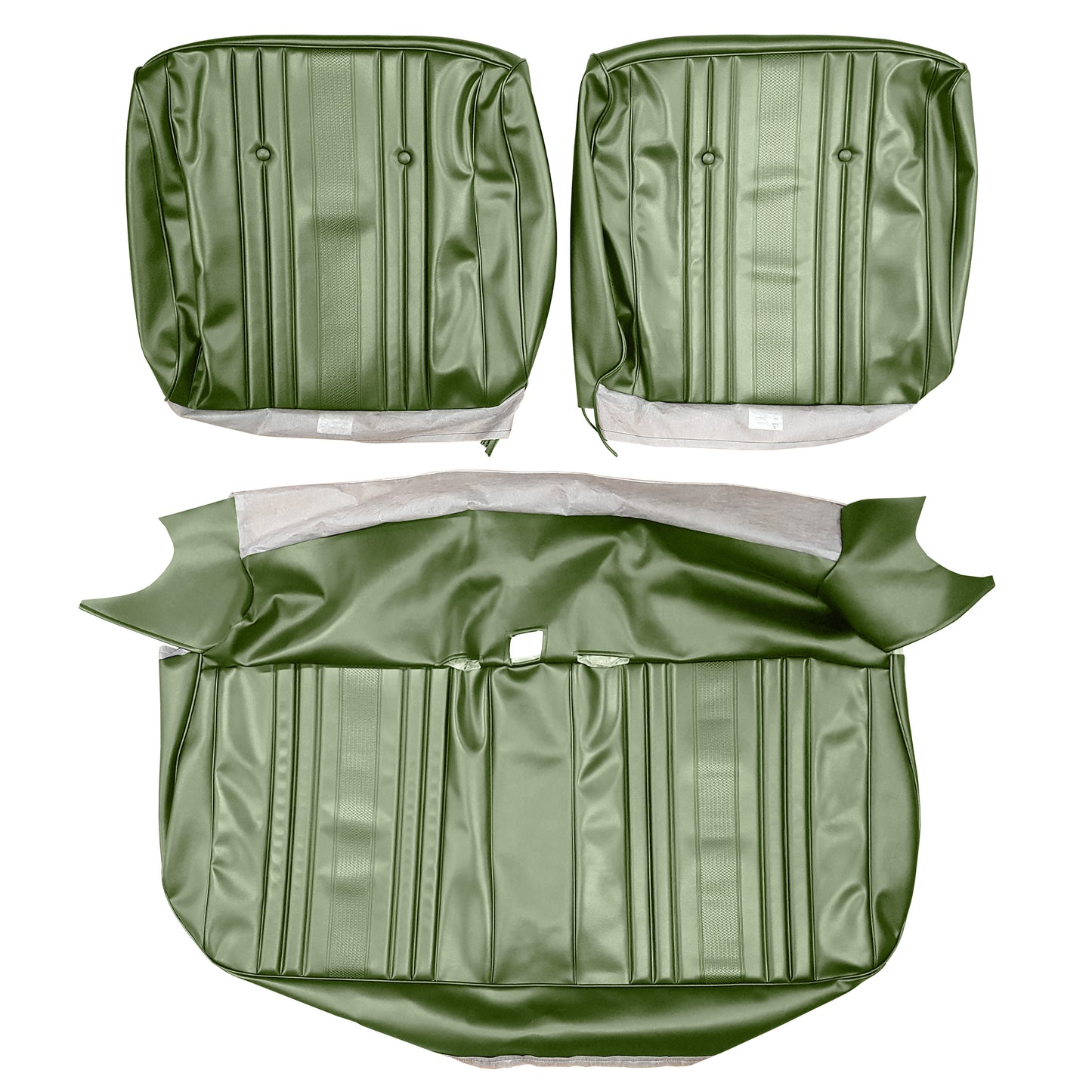 69 CHEVELLE/MALIBU SPLIT BENCH UPHOLSTERY -  LIGHT GREEN