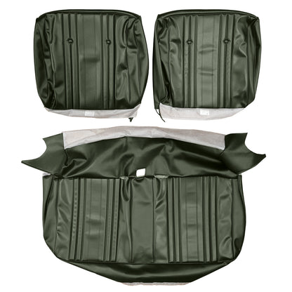 69 CHEVELLE/MALIBU SPLIT BENCH UPHOLSTERY -  DARK GREEN