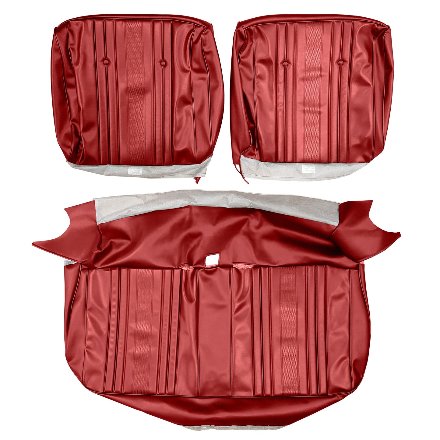 69 CHEVELLE/MALIBU SPLIT BENCH UPHOLSTERY -  RED