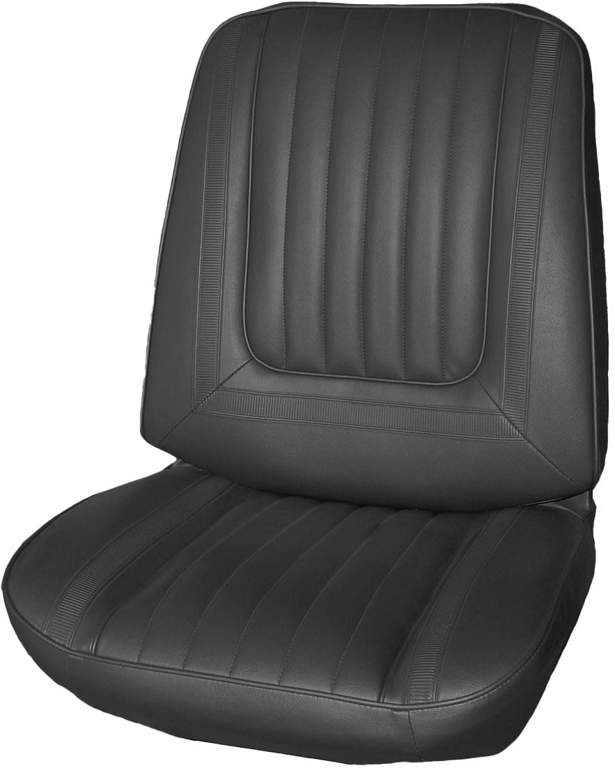 69 SKYLARK/GS 350/400 BUCKET SEAT UPHOLSTERY - BLACK