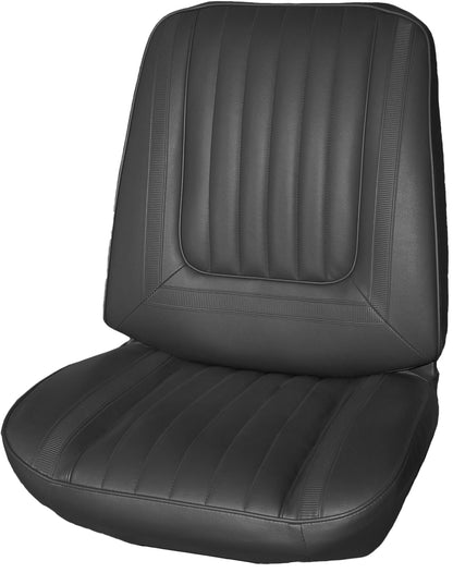 69 SKYLARK/GS 350/400 BUCKET SEAT UPHOLSTERY - BLACK