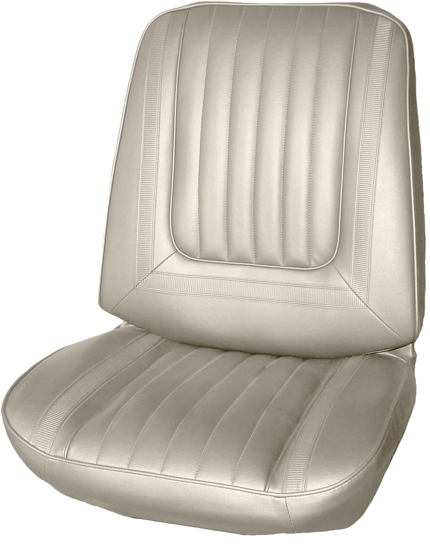 69 SKYLARK/GS 350/400 BUCKET SEAT UPHOLSTERY - PARCHMENT