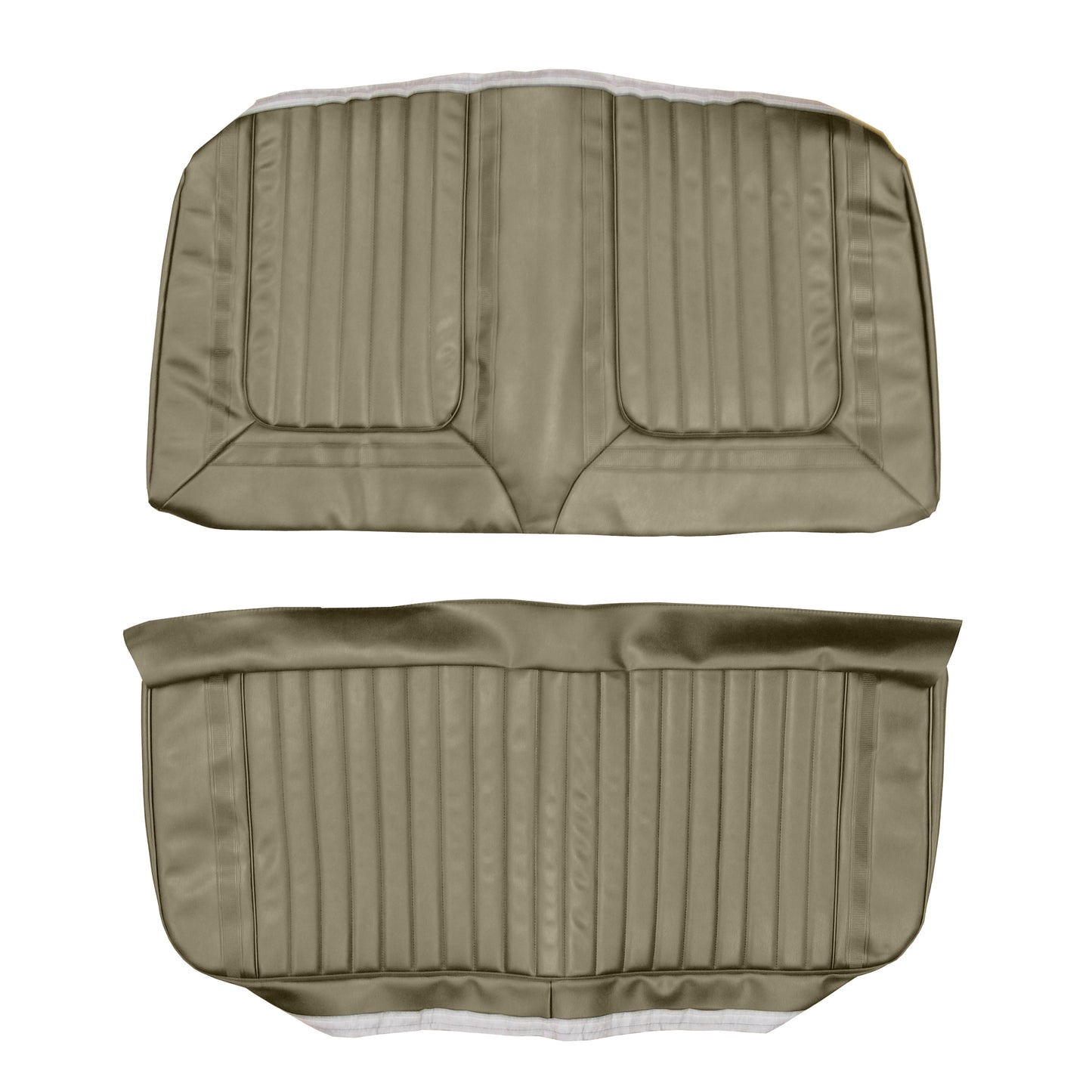 69 SKYLARK/GS 400 CONVERTIBLE REAR UPHOLSTERY - BUCKSKIN