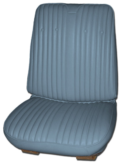 69 CUTLASS SUPREME BUCKET SEAT UPHOLSTERY - BLUE