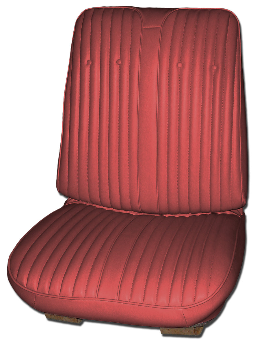 69 CUTLASS SUPREME BUCKET SEAT UPHOLSTERY - RED