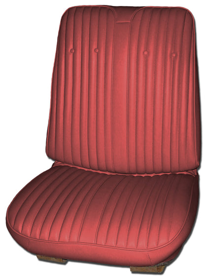69 CUTLASS SUPREME BUCKET SEAT UPHOLSTERY - RED