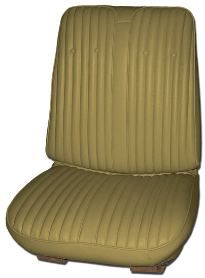 69 CUTLASS SUPREME BUCKET SEAT UPHOLSTERY - GOLD