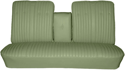 69 CUTLASS SUPREME SPLIT BENCH W/ C.A.R. UPHOLSTERY - GREEN