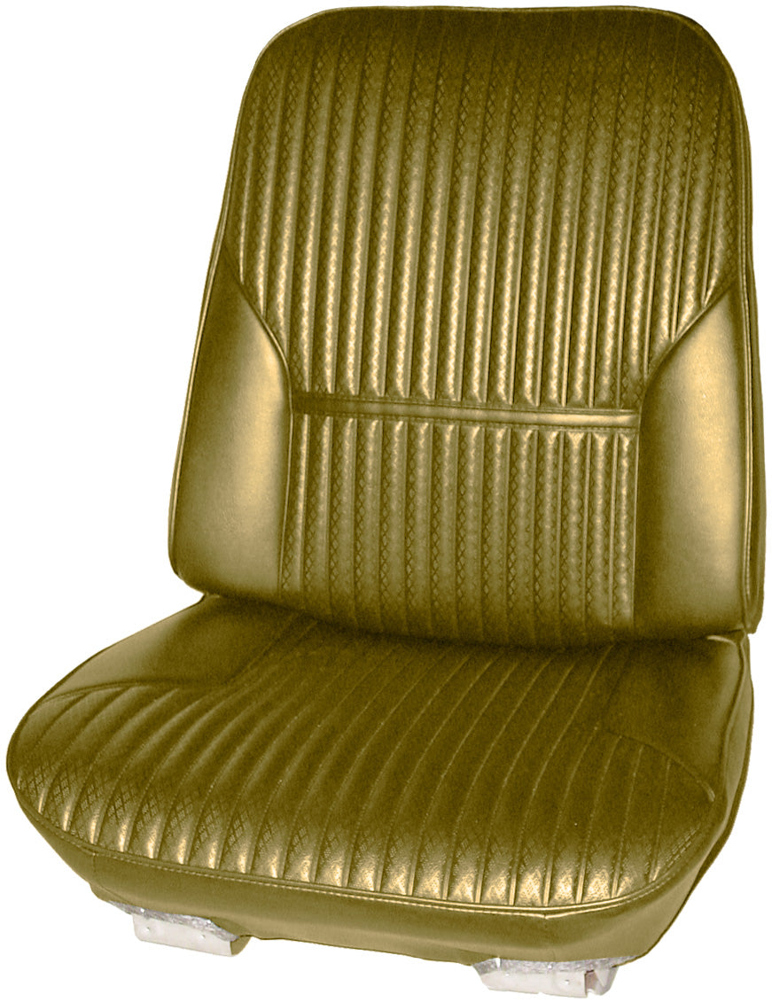 69 CUTLASS 'S'/442 BUCKET SEAT UPHOLSTERY - GOLD