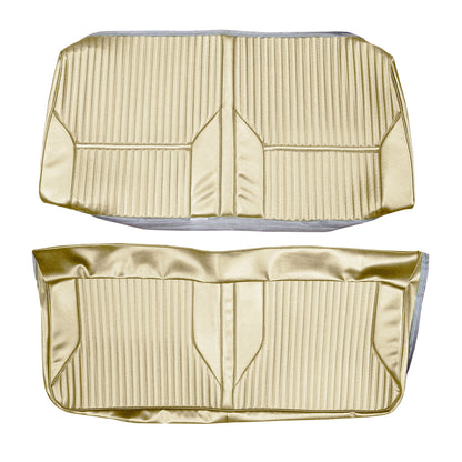69 CUTLASS 'S'/442 CONVERTIBLE REAR UPHOLSTERY - PARCHMENT
