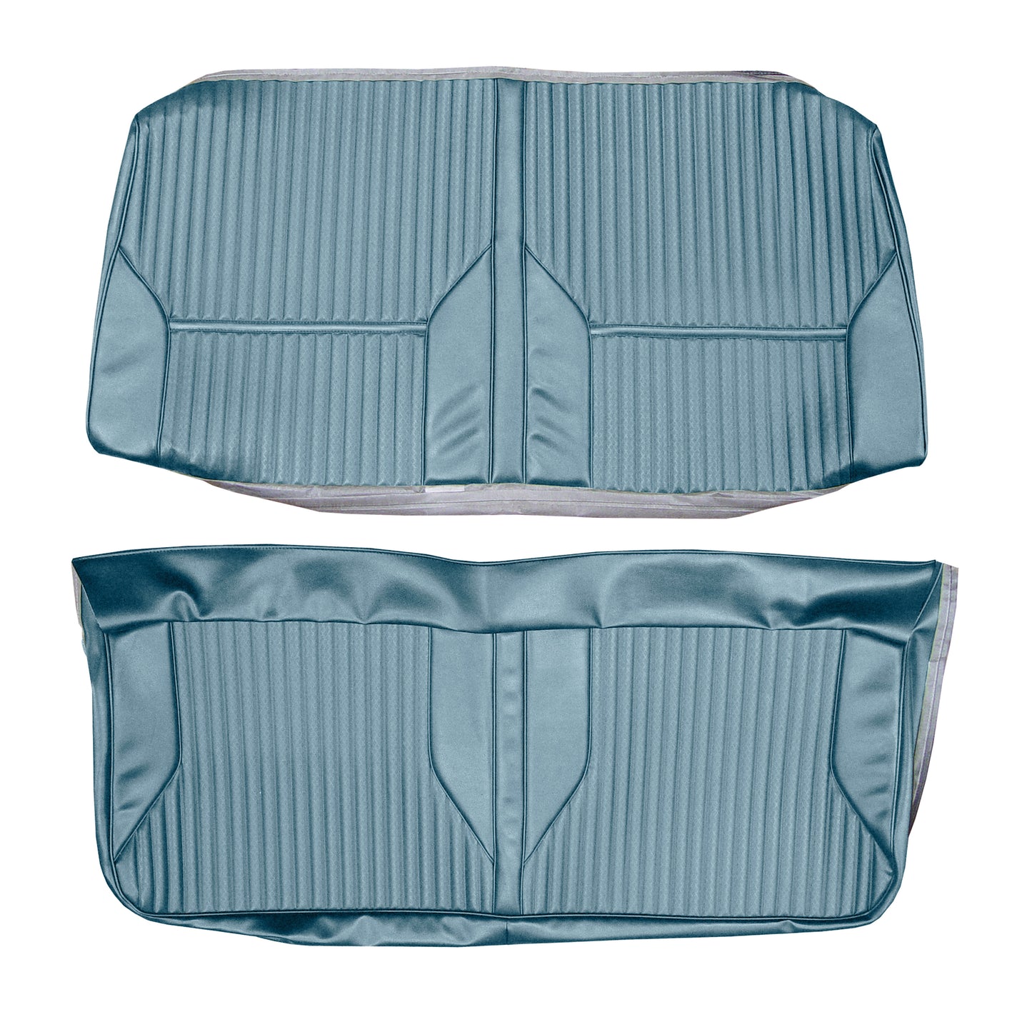 69 CUTLASS 'S'/442 CONVERTIBLE REAR UPHOLSTERY - BLUE