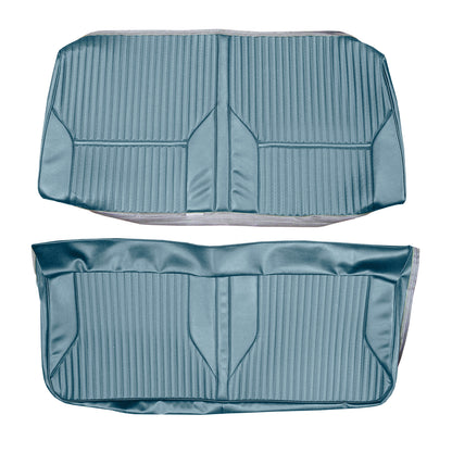 69 CUTLASS 'S'/442 CONVERTIBLE REAR UPHOLSTERY - BLUE