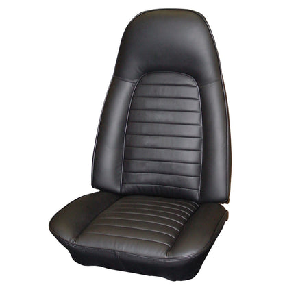 70 JAVELIN SST BUCKET SEAT CLOTH UPHOLSTERY - SRM BLACK CORDUROY/BLACK