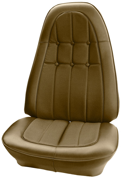 70 REBEL SST/"MACHINE" BUCKET SEAT UPHOLSTERY - LSRM BROWN