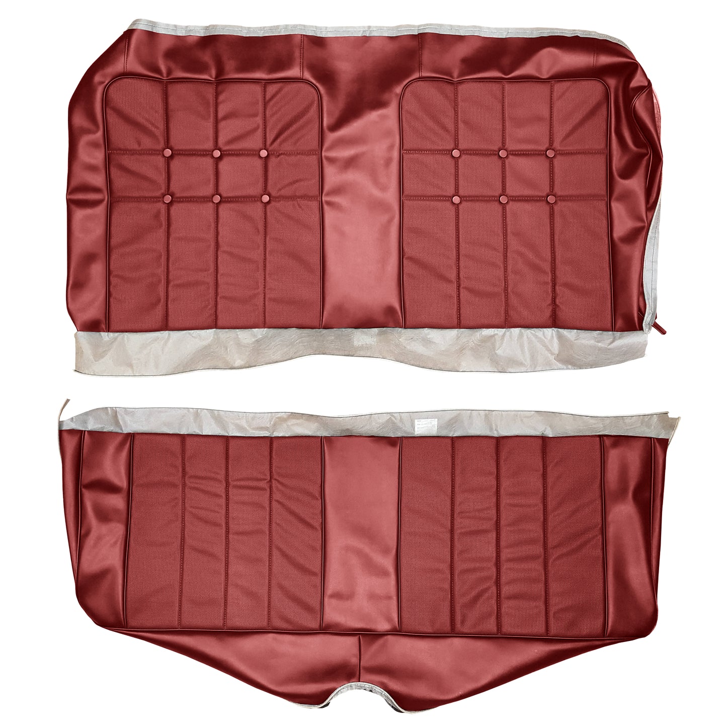 70 REBEL SST/"MACHINE" REAR SEAT UPHOLSTERY - RED