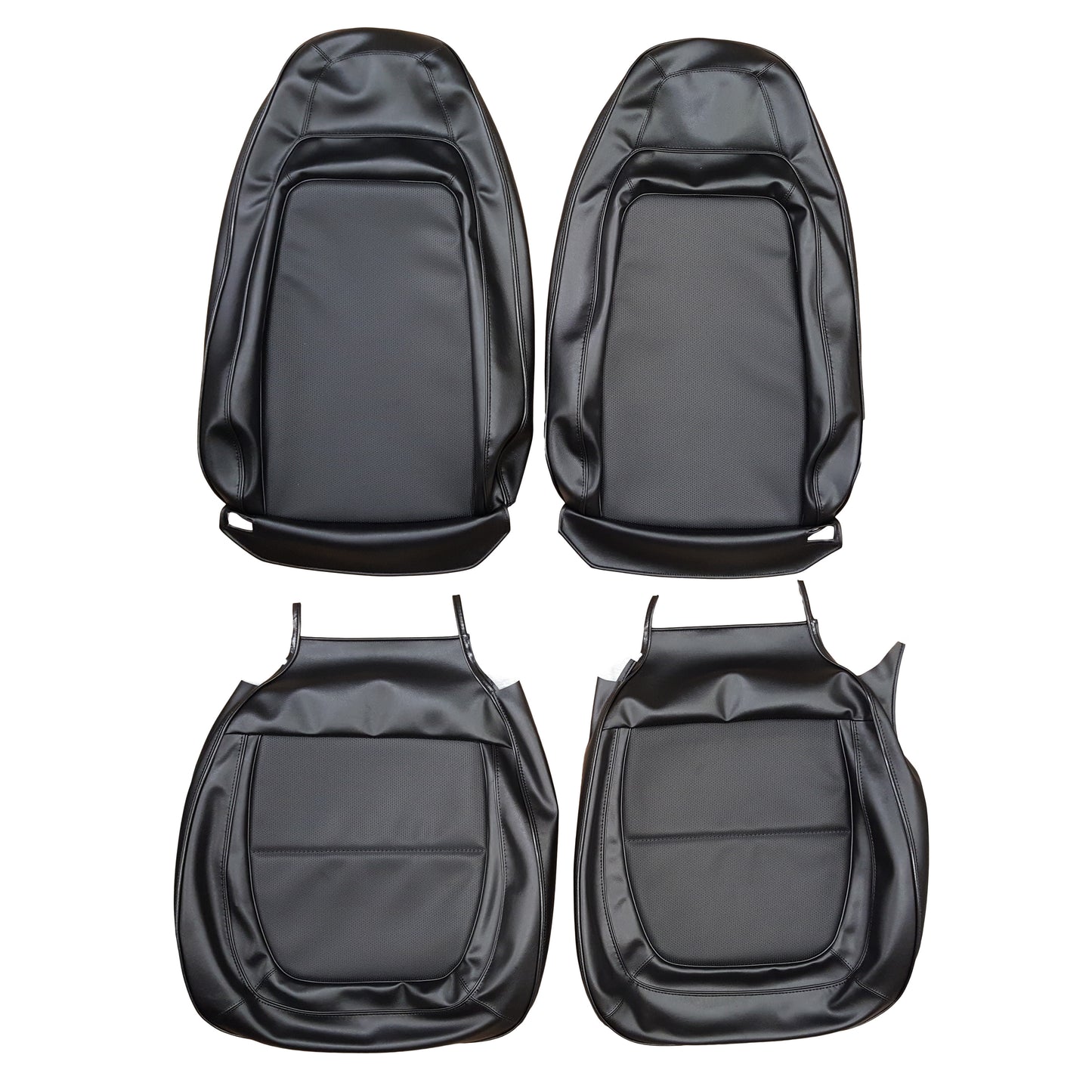 70 'CUDA 'A93'/CHALLENGER 'DEPUTY' BUCKET SEAT UPHOLSTERY - BLACK