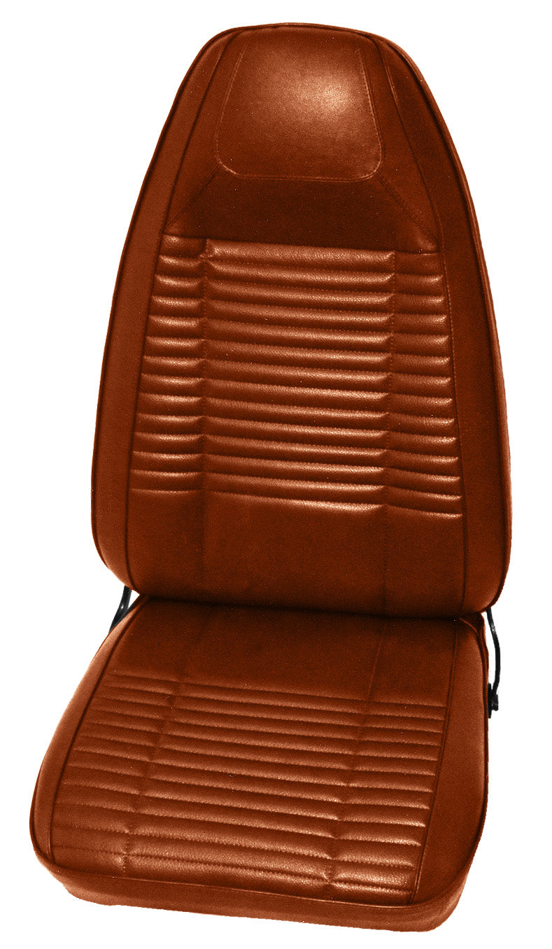 70 CHALLENGER BUCKET SEAT 'COACHMAN' UPHOLSTERY - BURNT ORANGE