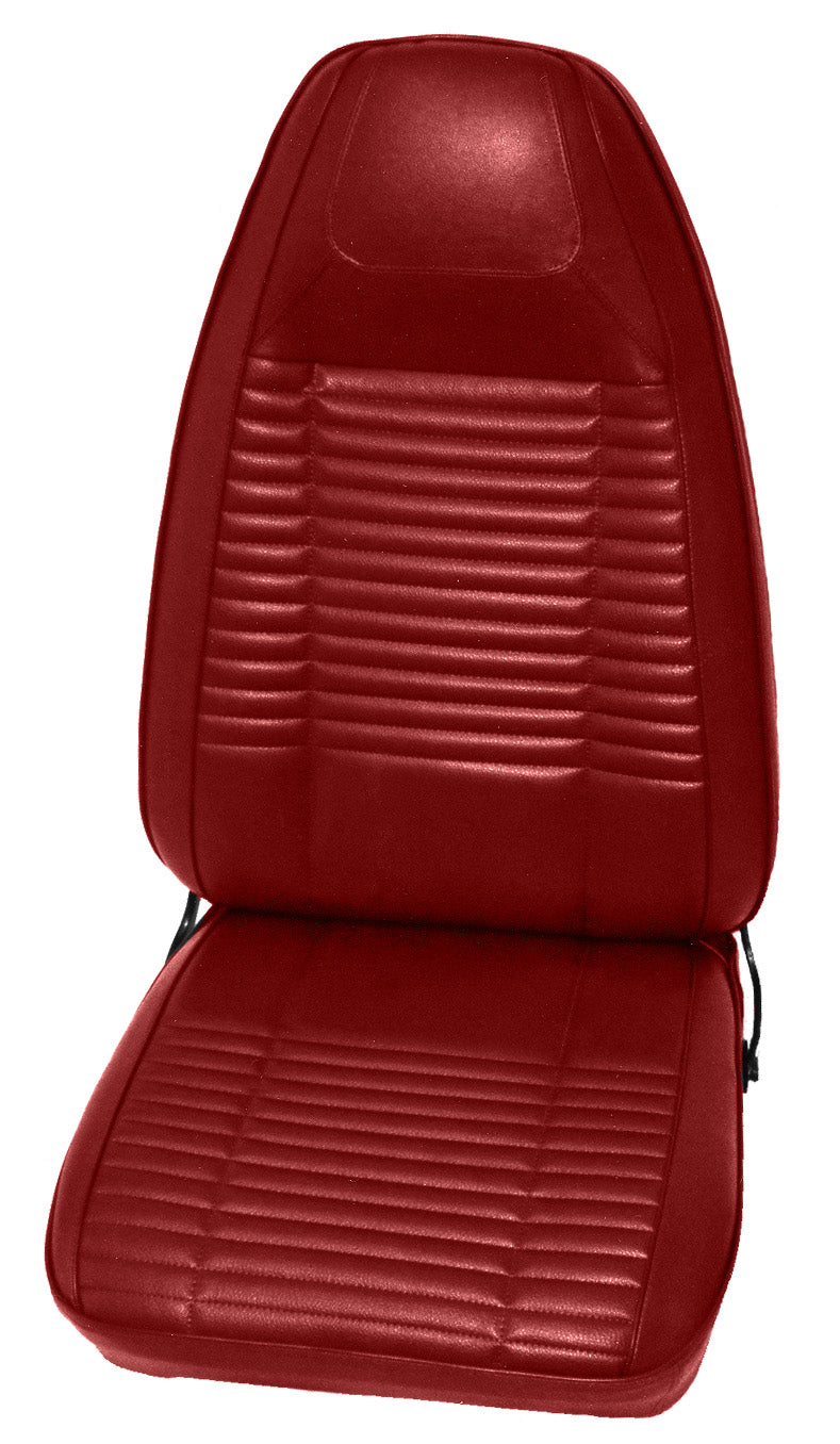 70 CHALLENGER BUCKET SEAT 'COACHMAN' UPHOLSTERY - RED