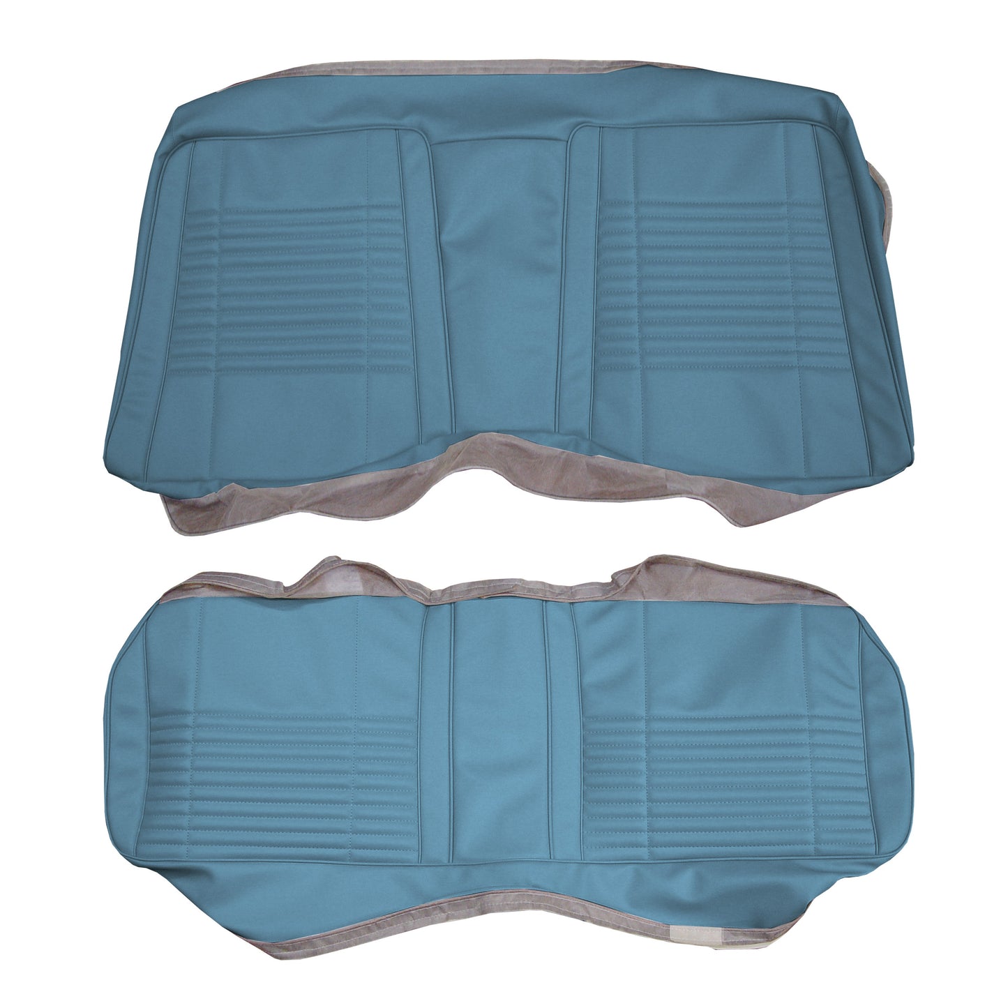 70 CHALLENGER HARDTOP REAR 'COACHMAN' UPHOLSTERY - BRIGHT BLUE