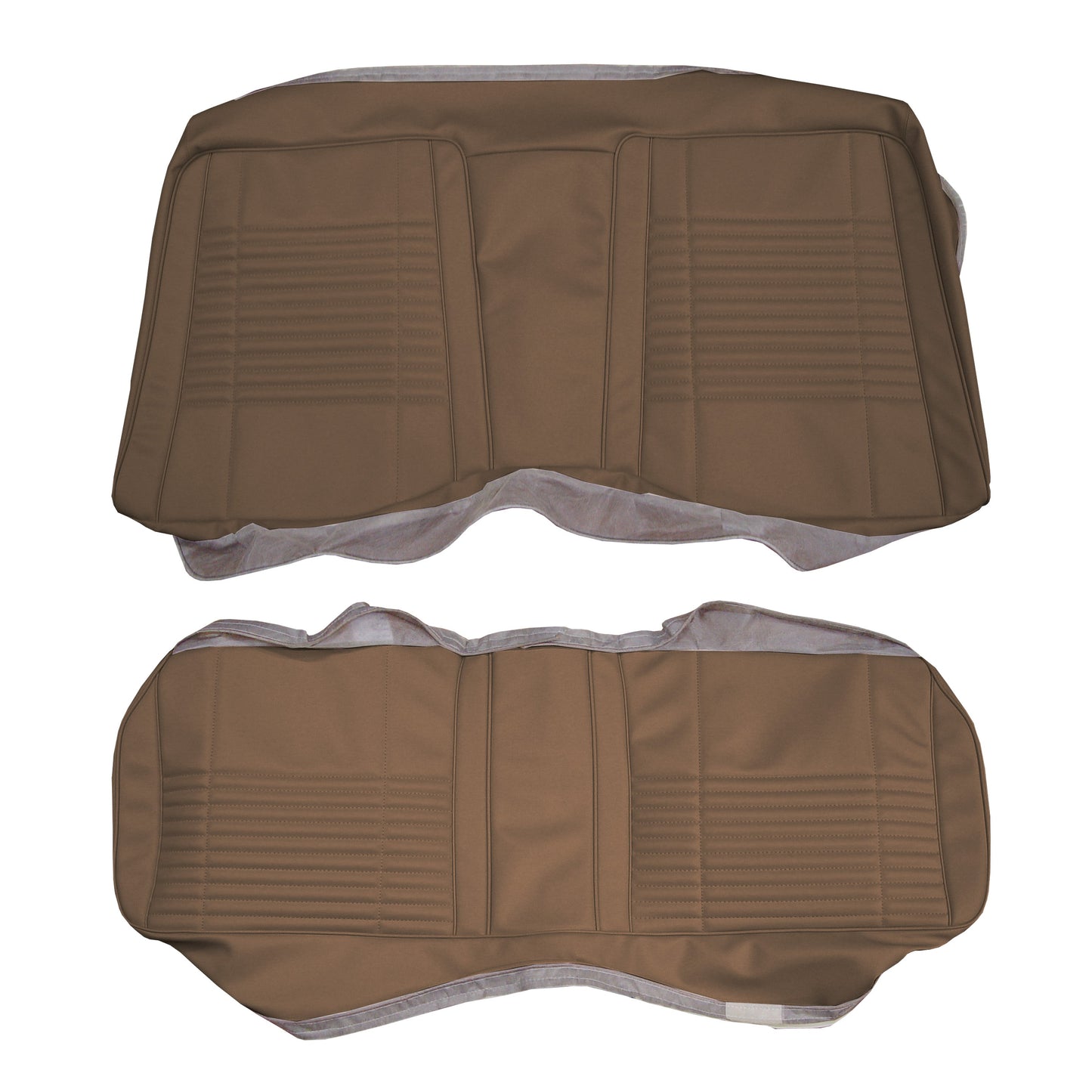 70 CHALLENGER HARDTOP REAR 'COACHMAN' UPHOLSTERY - BROWN