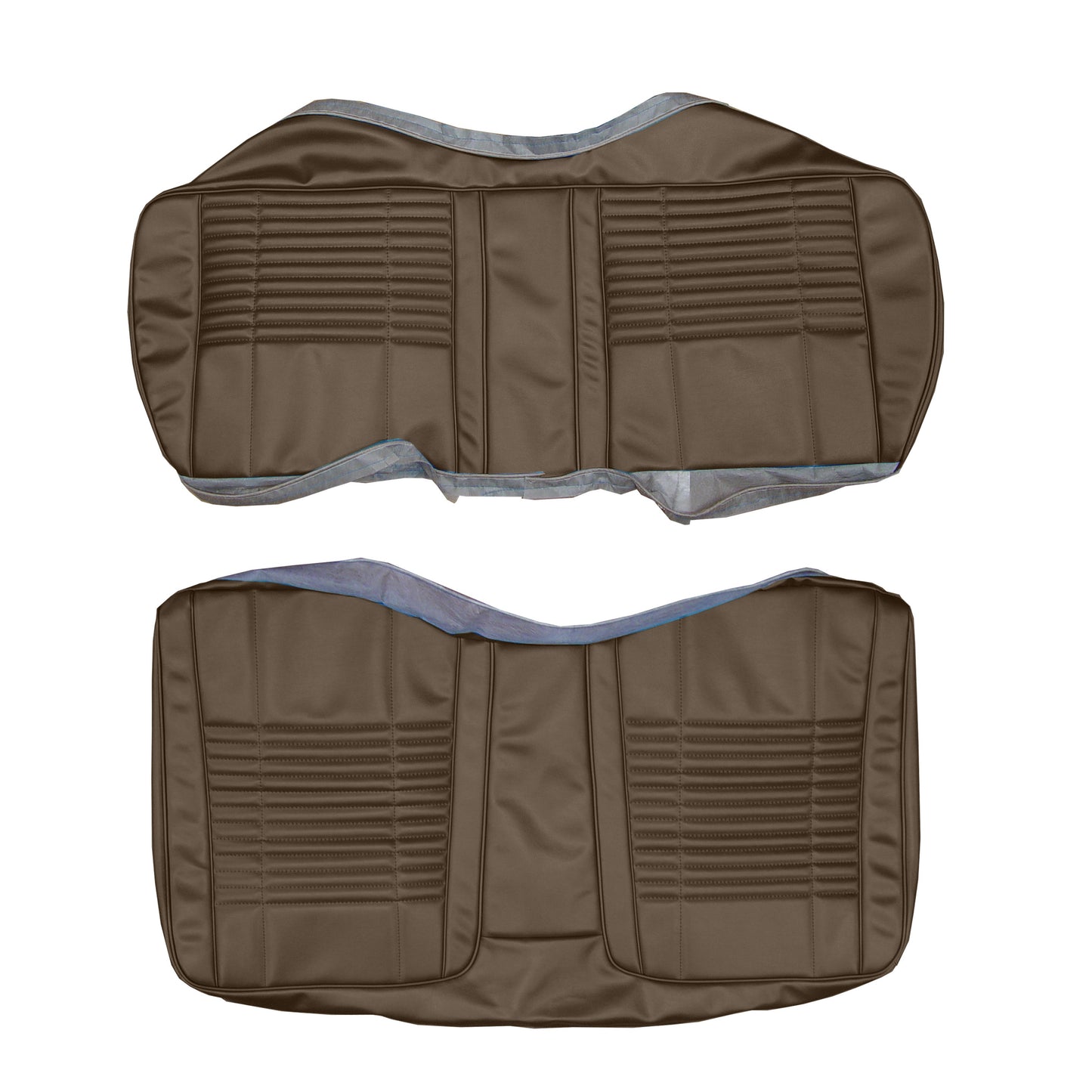 70 CHALLENGER CONV. REAR 'COACHMAN' UPHOLSTERY - BROWN