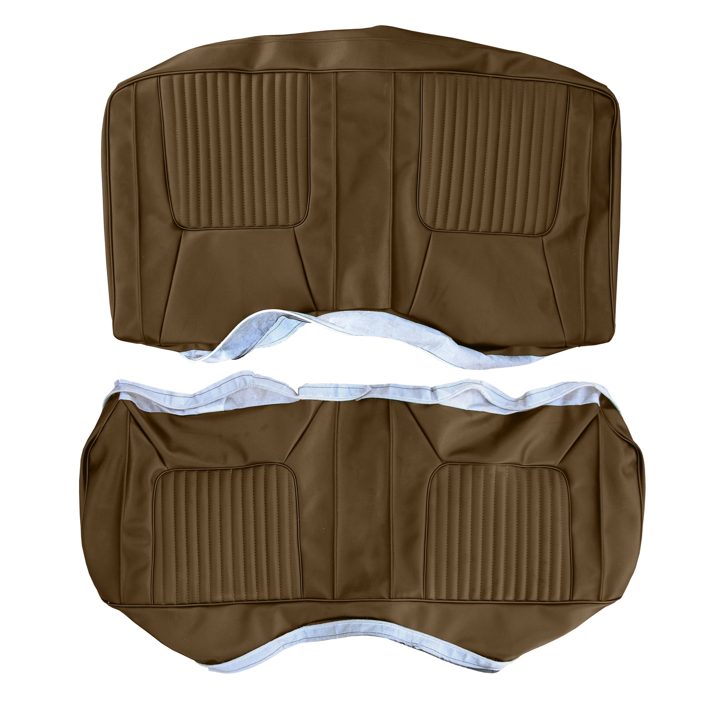 70 CHALLENGER CONVERTIBLE REAR 'LEATHER STYLE' UPHOLSTERY - BROWN