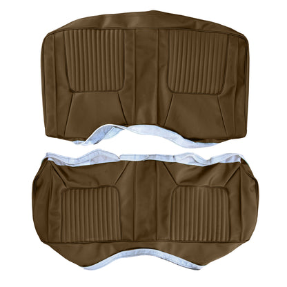 70 CHALLENGER CONVERTIBLE REAR 'LEATHER STYLE' UPHOLSTERY - BROWN