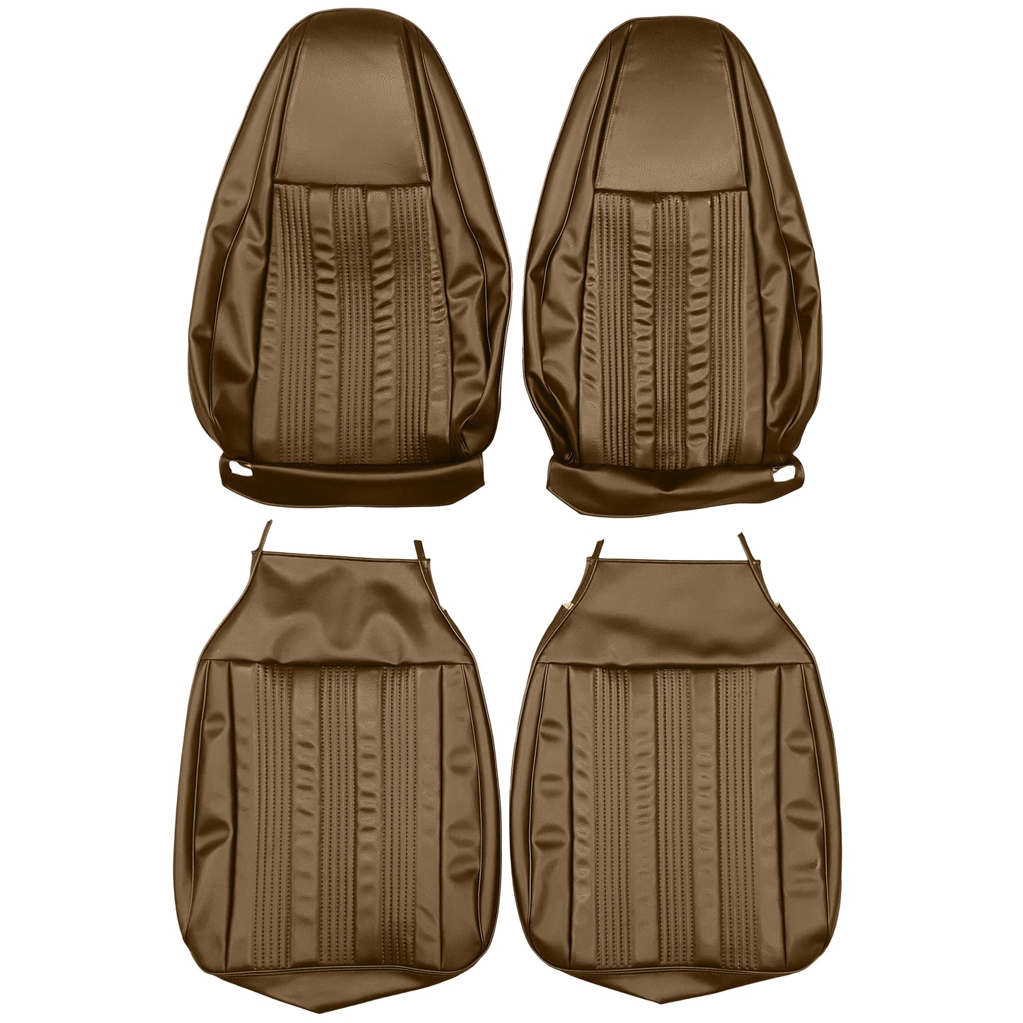 70 DART CUSTOM/SWINGER BUCKET SEAT UPHOLSTERY - BROWN