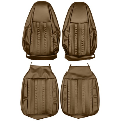 70 DART CUSTOM/SWINGER BUCKET SEAT UPHOLSTERY - BROWN
